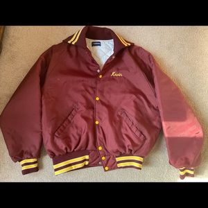 Vintage Holloway jacket. XXL.Like new. Maroon/Gold